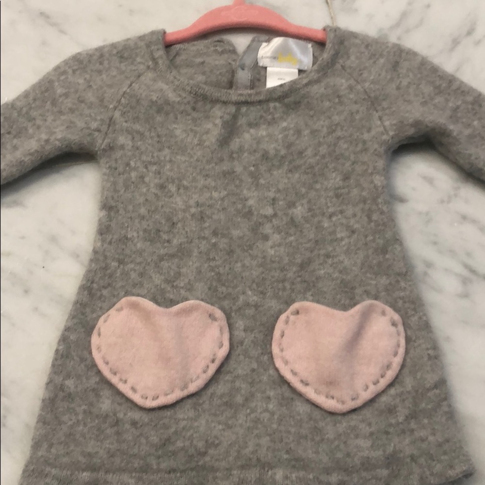 100% cashmere baby girls dress - Picture 2 of 4